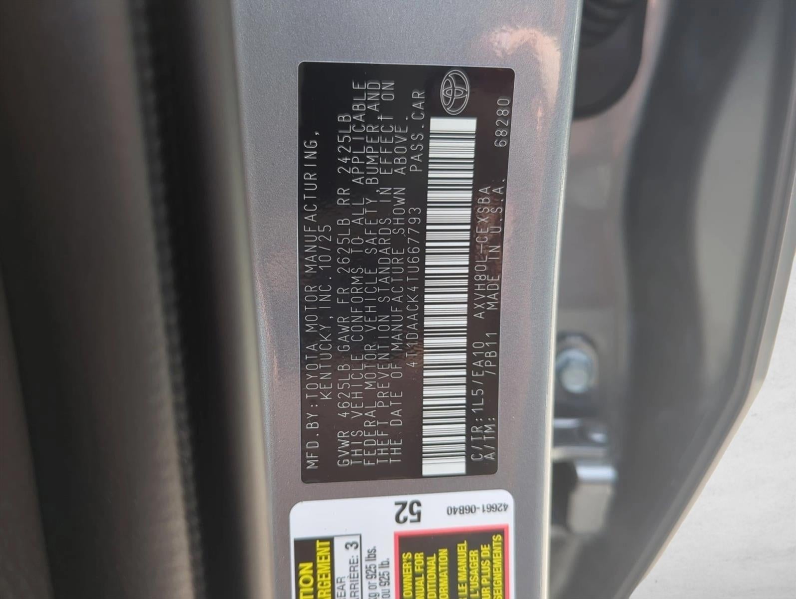 2026 Toyota Camry SE (SE)