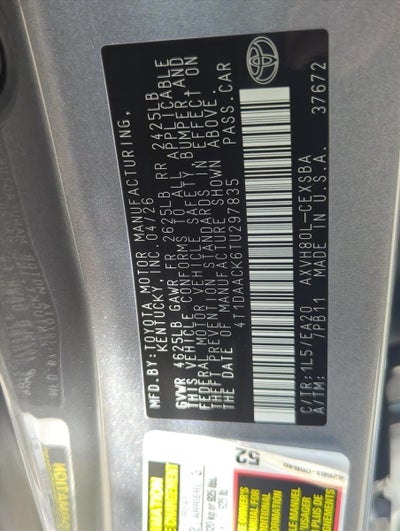 2026 Toyota Camry SE (SE)