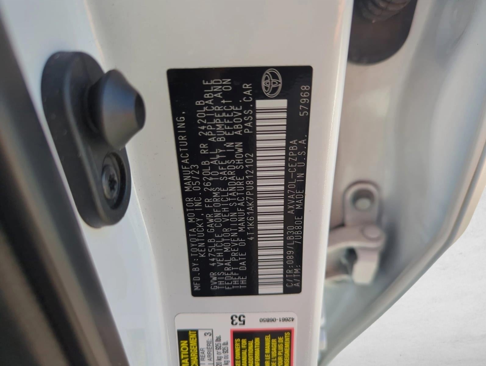 2023 Toyota Camry XSE Auto (Natl)