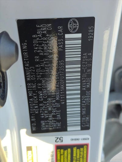 2023 Toyota Camry SE Auto (SE)