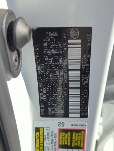 2024 Toyota Camry SE Auto (SE)