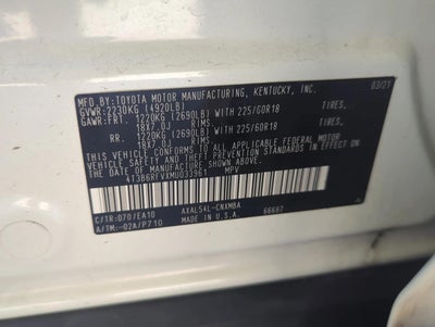 2021 Toyota RAV4 Hybrid XLE Premium AWD (Natl)