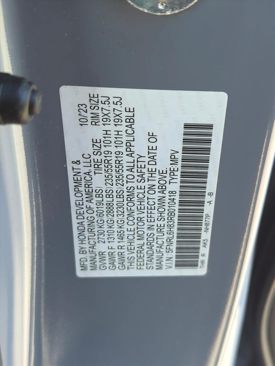 2024 Honda Odyssey Touring Auto