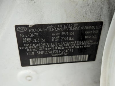 2020 Hyundai ELANTRA SE IVT