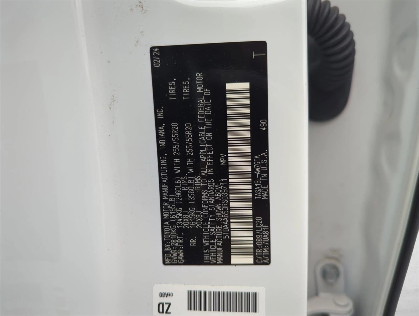 2024 Toyota Grand Highlander Limited AWD (Natl)