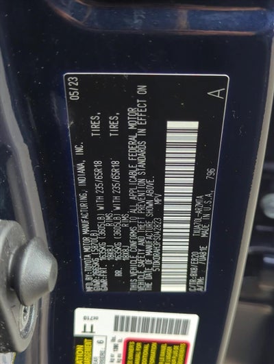 2023 Toyota Highlander XLE FWD (Natl)