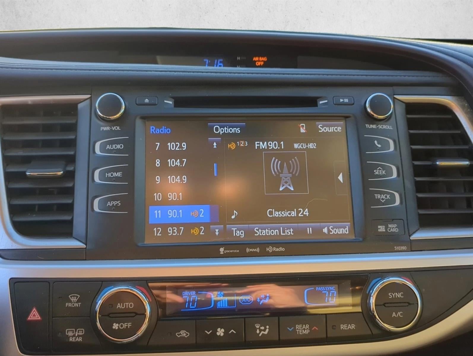 2019 Toyota Highlander XLE V6 FWD (Natl)