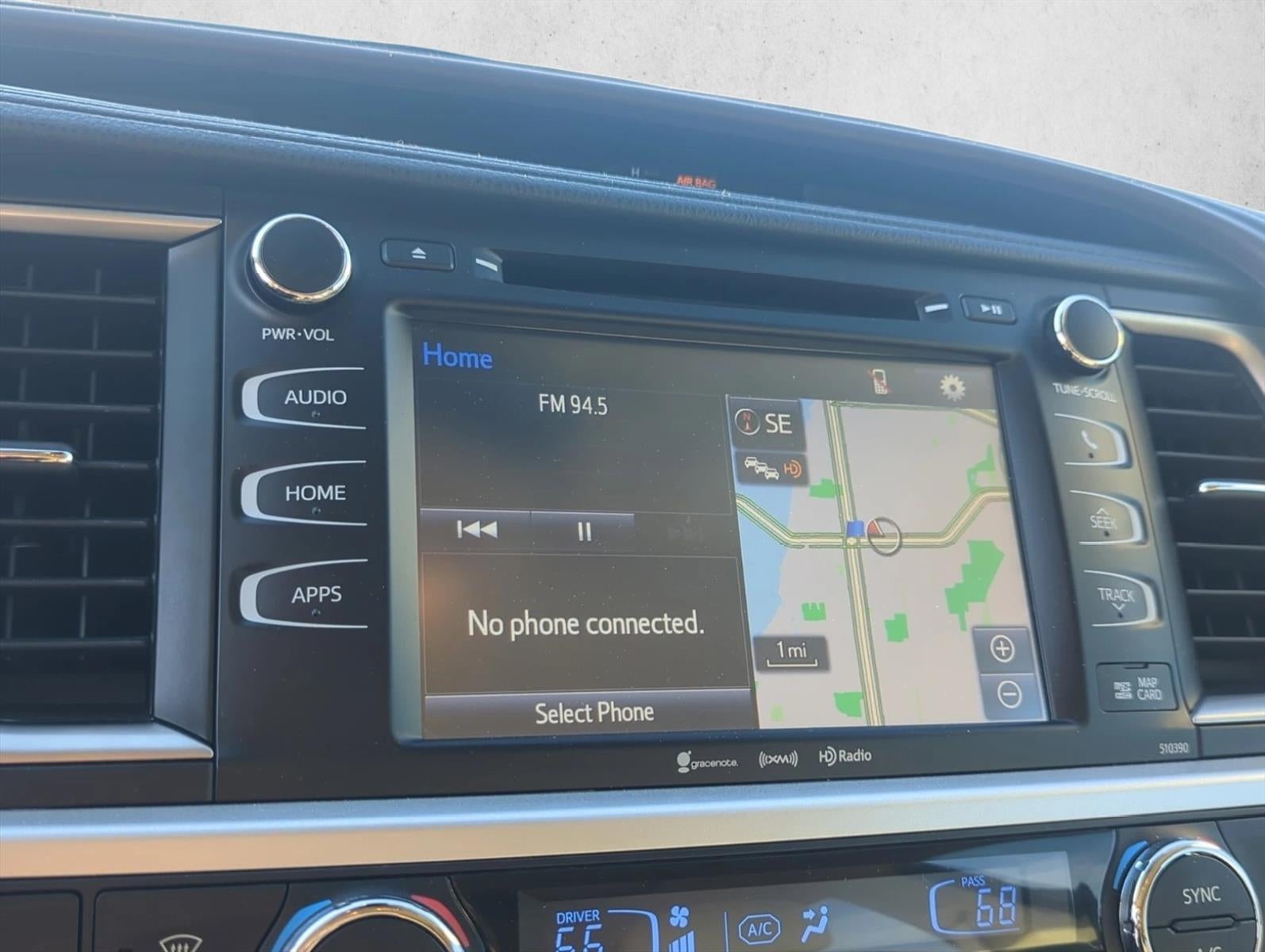2019 Toyota Highlander XLE V6 FWD (Natl)