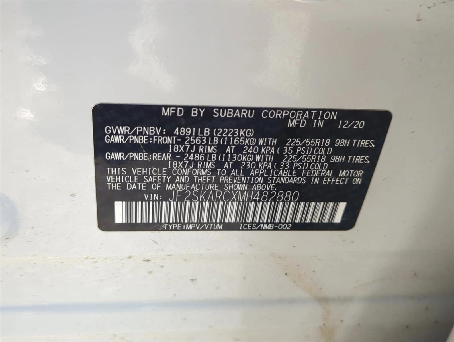 2021 Subaru Forester Sport CVT