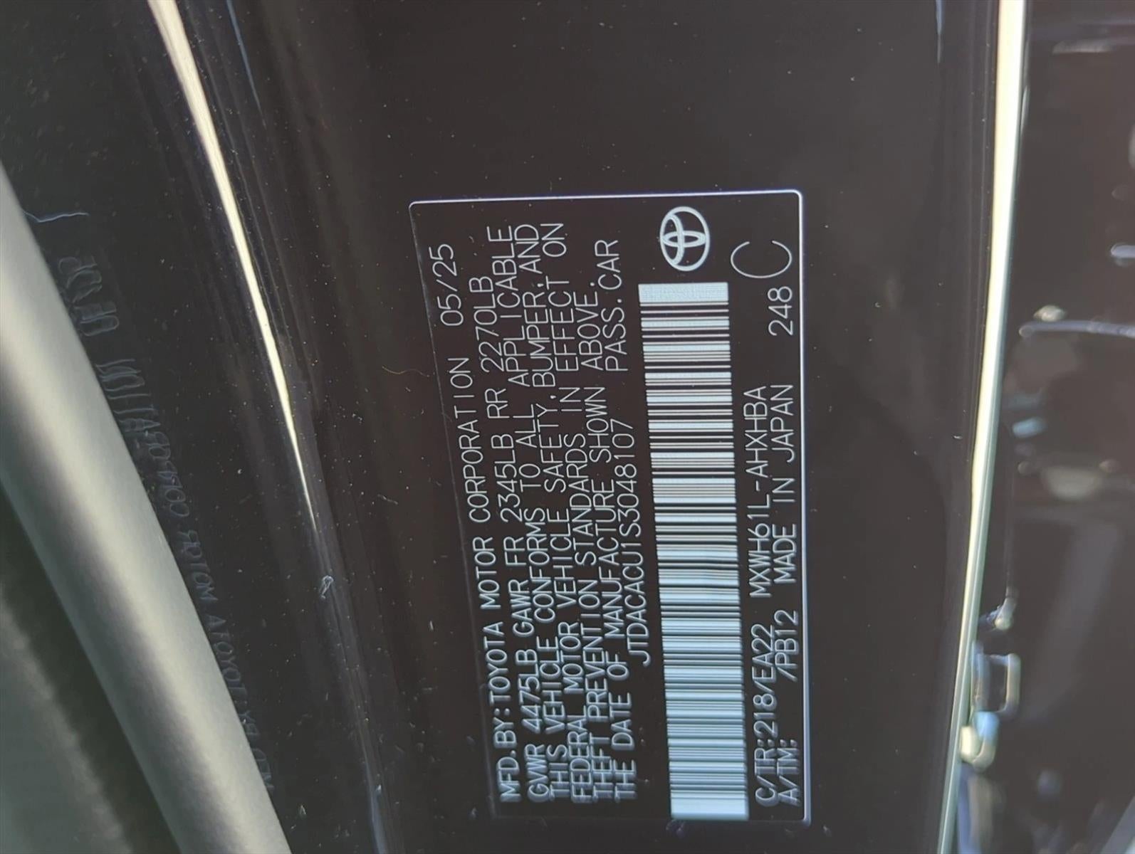 2025 Toyota Prius Plug-In Hybrid XSE Premium (Natl)