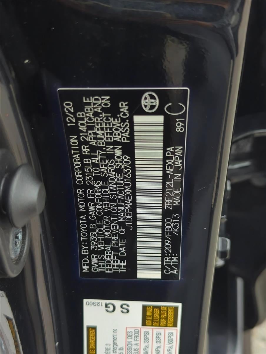 2021 Toyota Corolla LE CVT (Natl)
