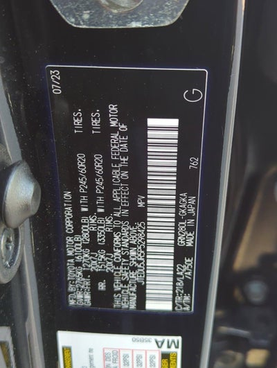 2023 Toyota 4Runner Limited 2WD (Natl)