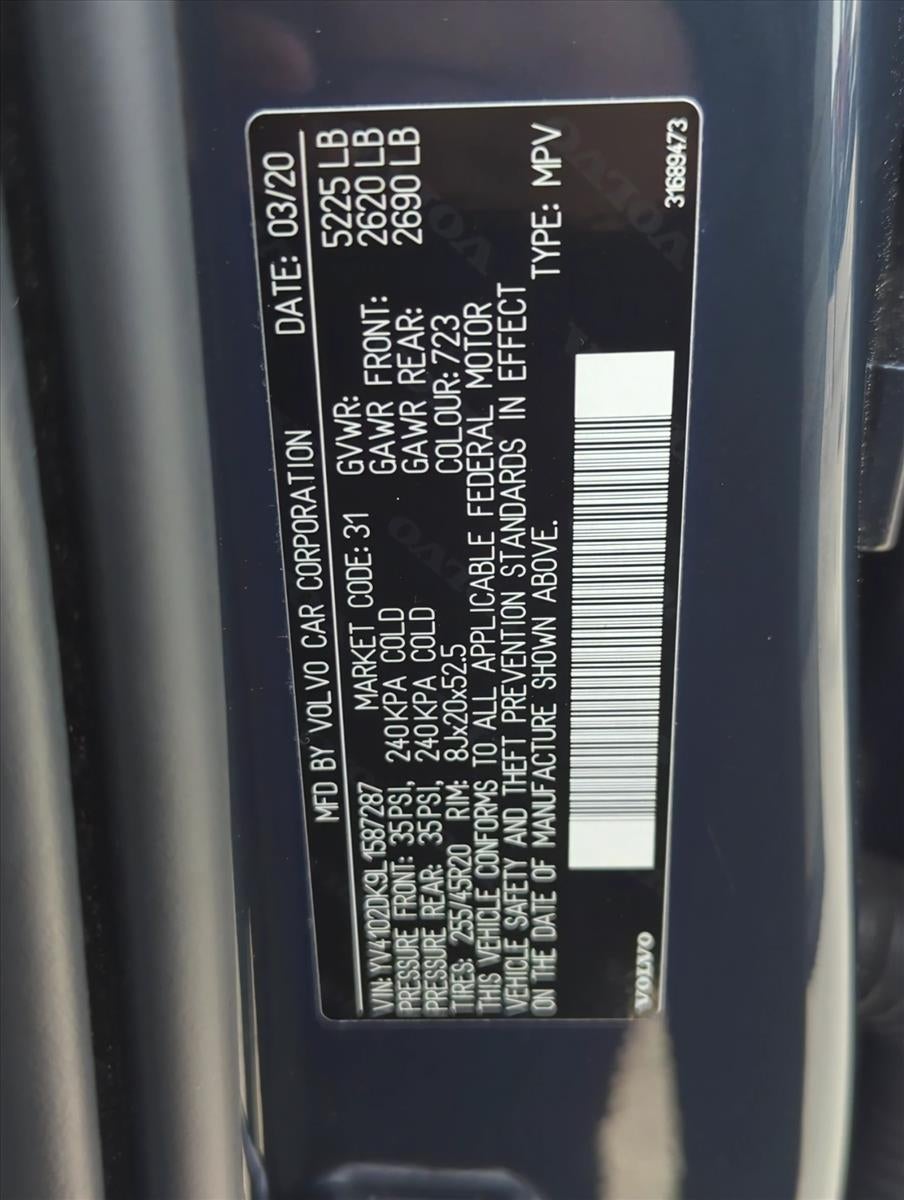 2020 Volvo XC60 T5 FWD Momentum