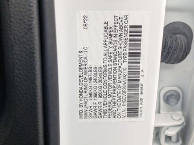 2022 Honda Accord Hybrid Sport Sedan