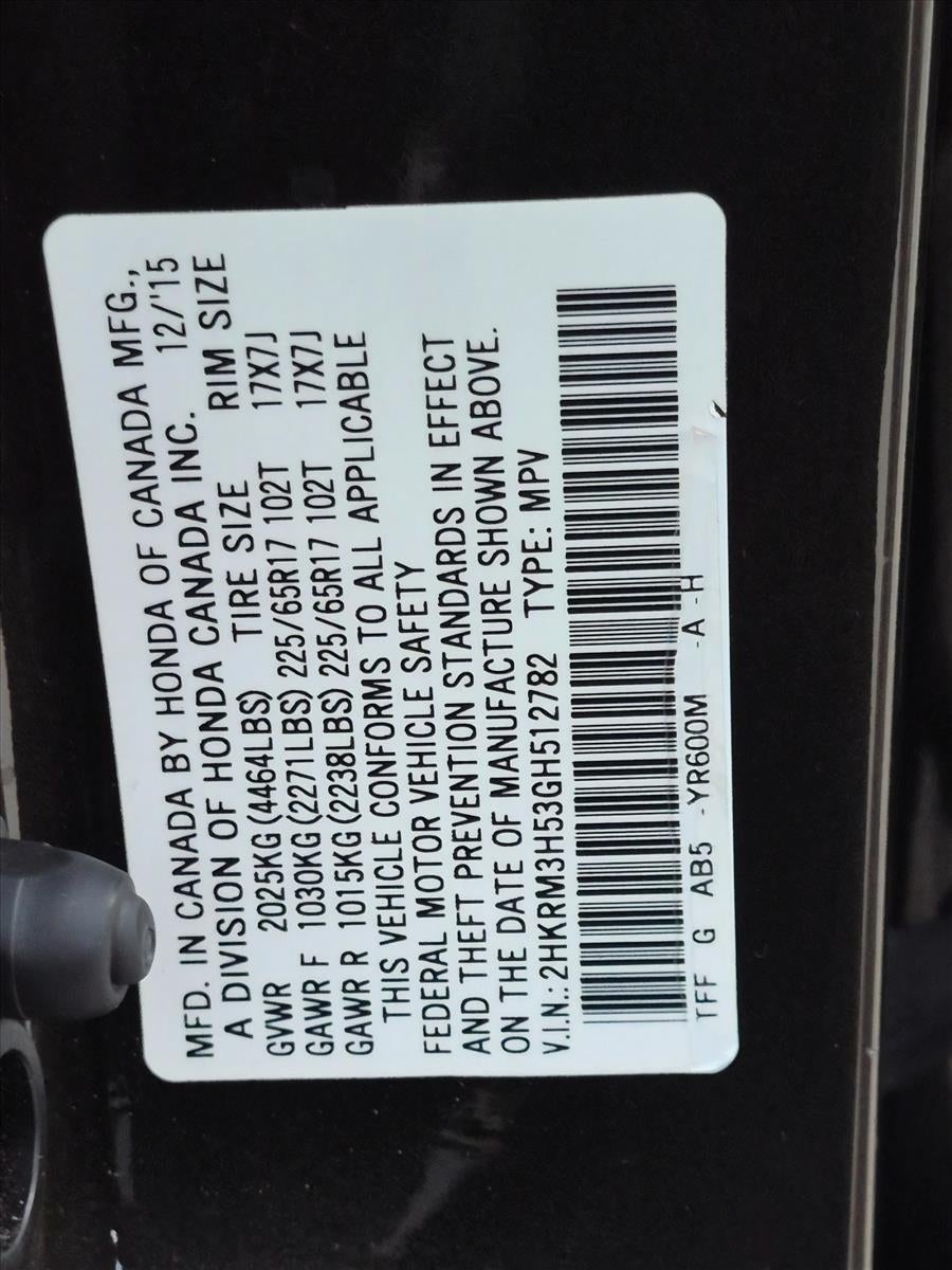 2016 Honda CR-V EX 2WD