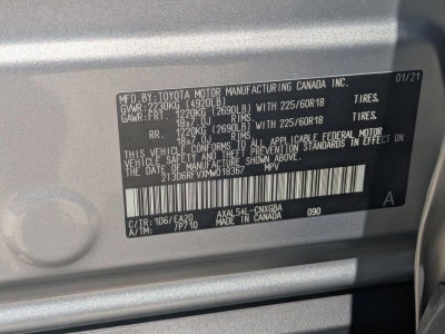 2021 Toyota RAV4 Hybrid Limited AWD (Natl)