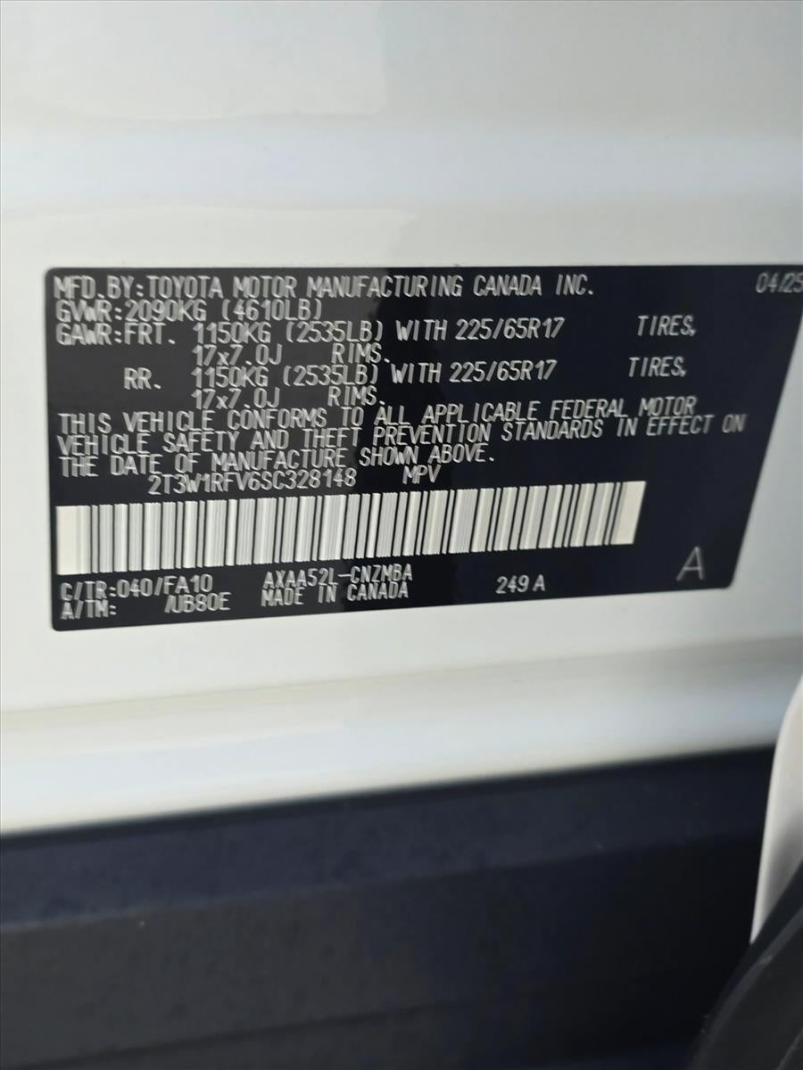 2025 Toyota RAV4 XLE FWD (Natl)