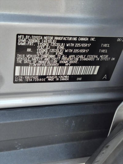 2020 Toyota RAV4 XLE FWD (GS)