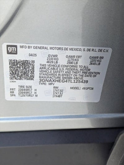 2026 Chevrolet Equinox FWD LT