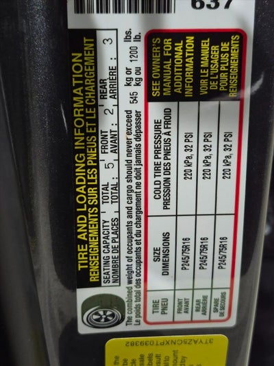2023 Toyota Tacoma 2WD 2WD SR5 Double Cab 5' Bed V6 AT (GS)