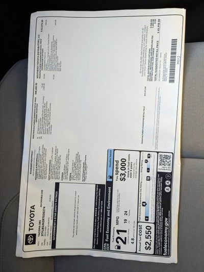 2024 Toyota Tacoma 4WD 4WD SR5 Double Cab 5' Bed AT (GS)