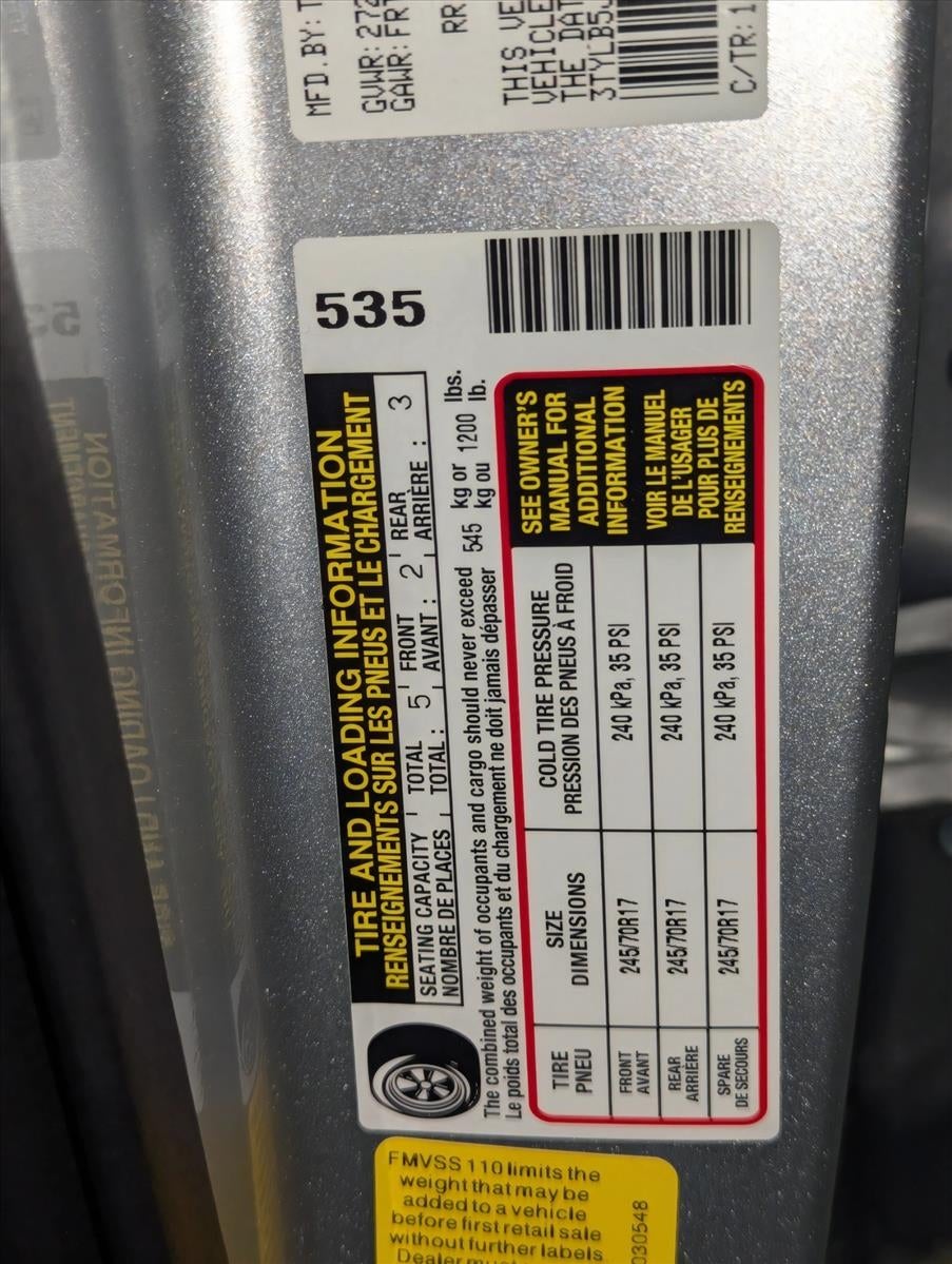 2024 Toyota Tacoma 4WD 4WD SR5 Double Cab 5' Bed AT (GS)