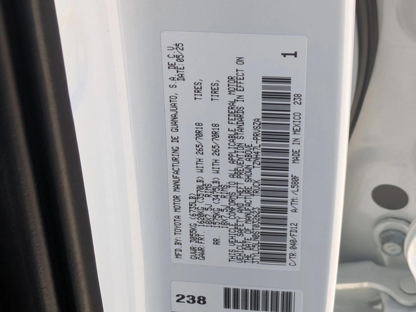 2025 Toyota Tacoma 4WD 4WD TRD Off Road Hybrid Double Cab 5' Bed AT (Natl)