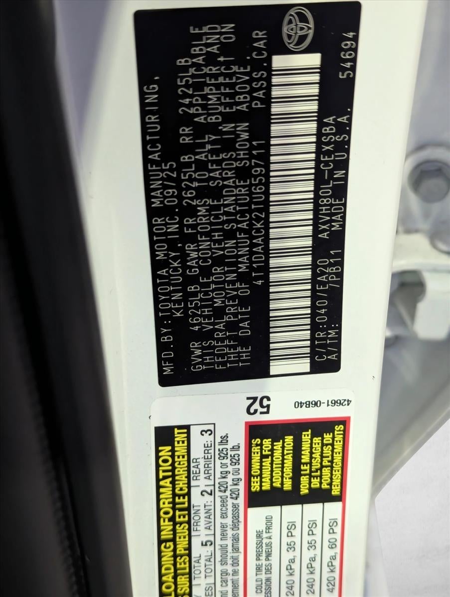 2026 Toyota Camry SE (SE)