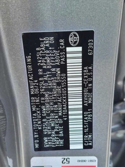 2025 Toyota Camry SE (SE)