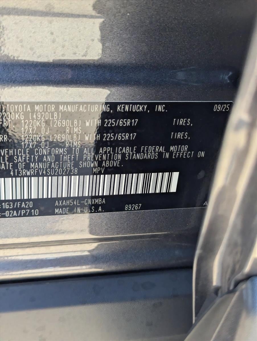 2025 Toyota RAV4 Hybrid XLE AWD (Natl)