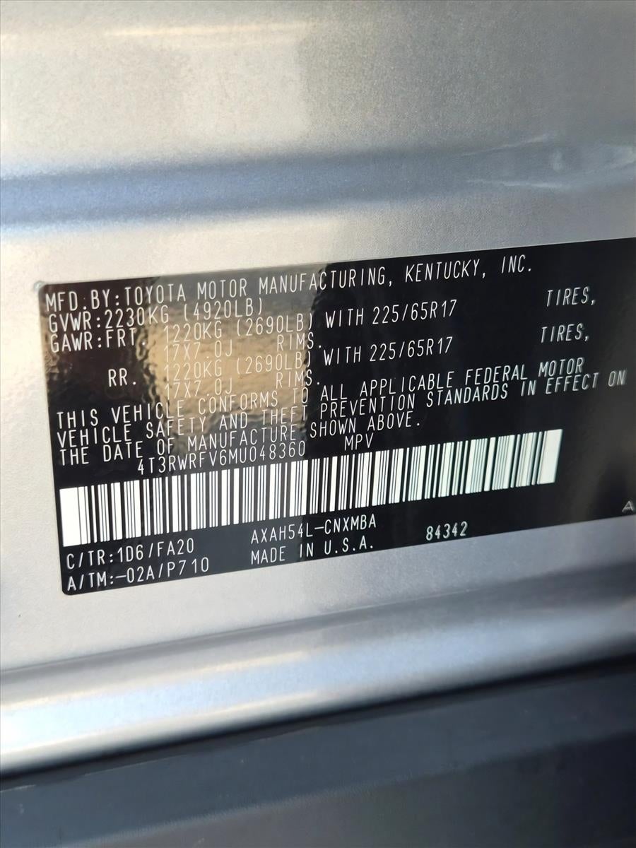 2021 Toyota RAV4 Hybrid XLE AWD (Natl)
