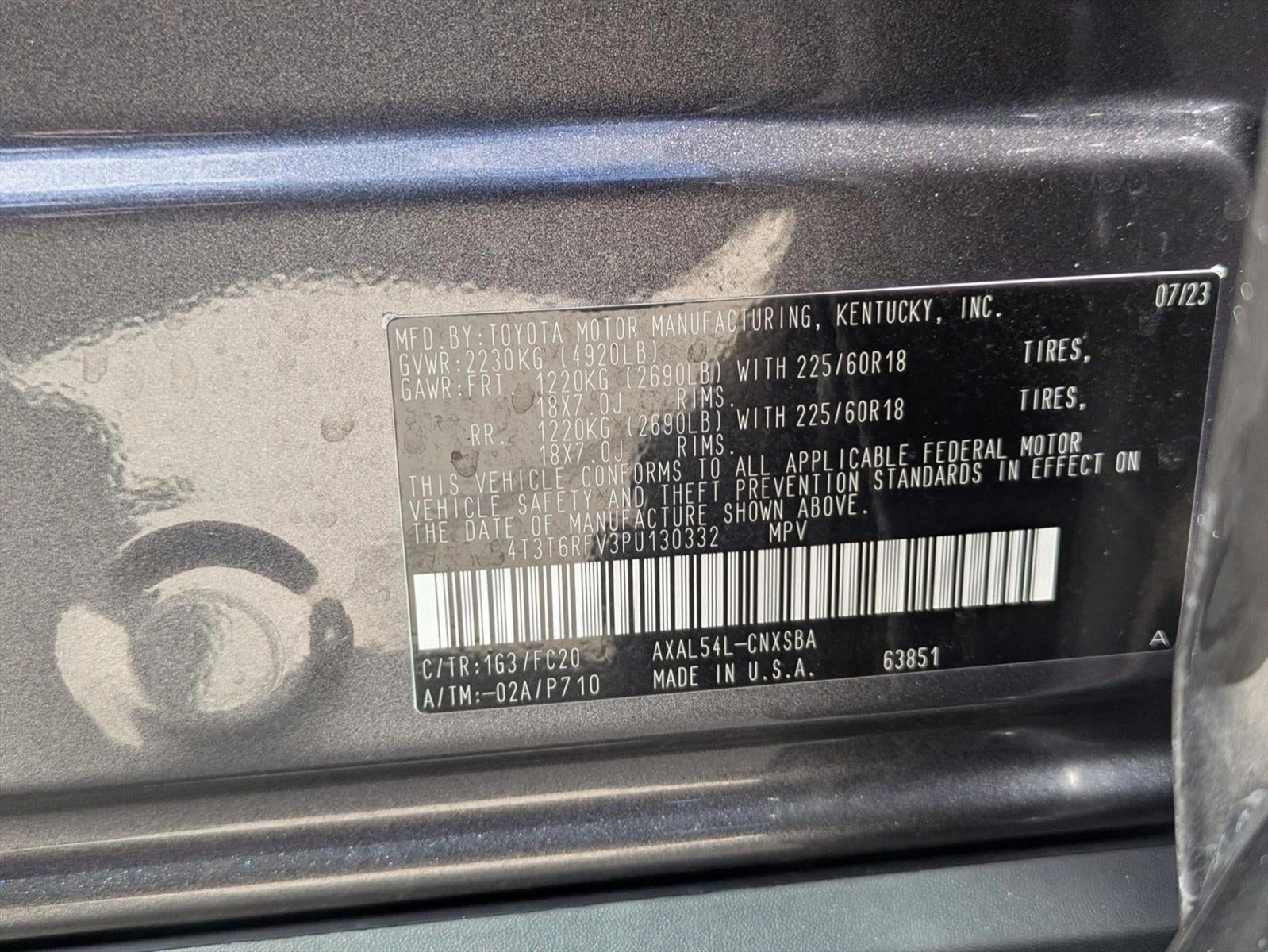 2023 Toyota RAV4 Hybrid SE AWD (Natl)