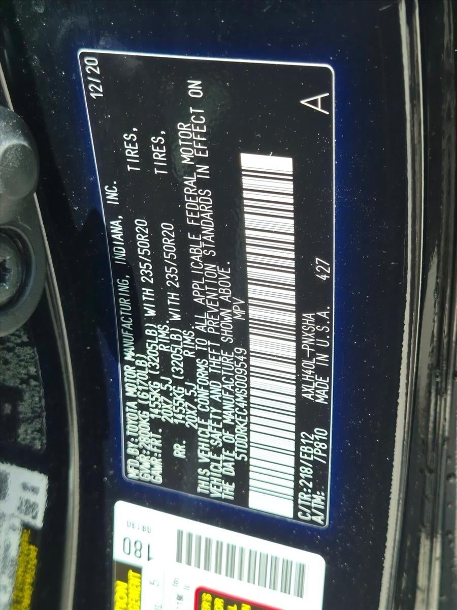2021 Toyota Sienna XSE FWD 7-Passenger (Natl)