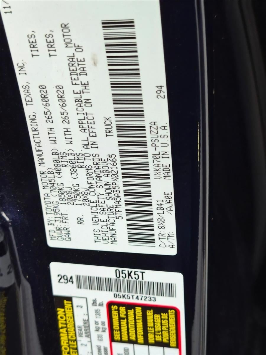 2023 Toyota Tundra 2WD 2WD 1794 Edition CrewMax 5.5' Bed (Natl)