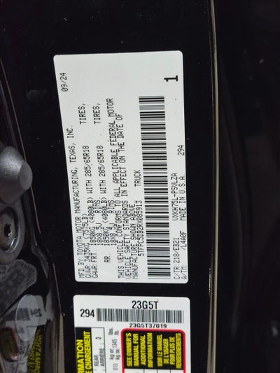 2024 Toyota Tundra 4WD 4WD TRD Pro Hybrid CrewMax 5.5' Bed (Natl)