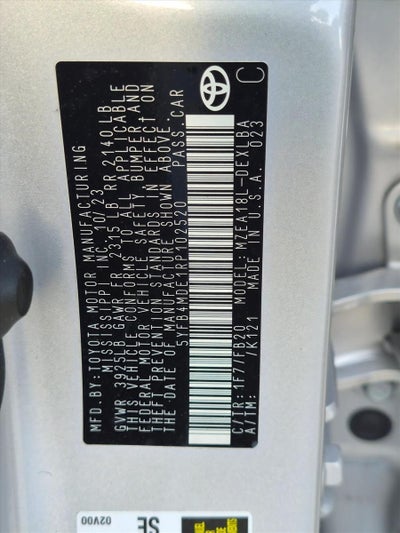 2024 Toyota Corolla LE CVT (Natl)