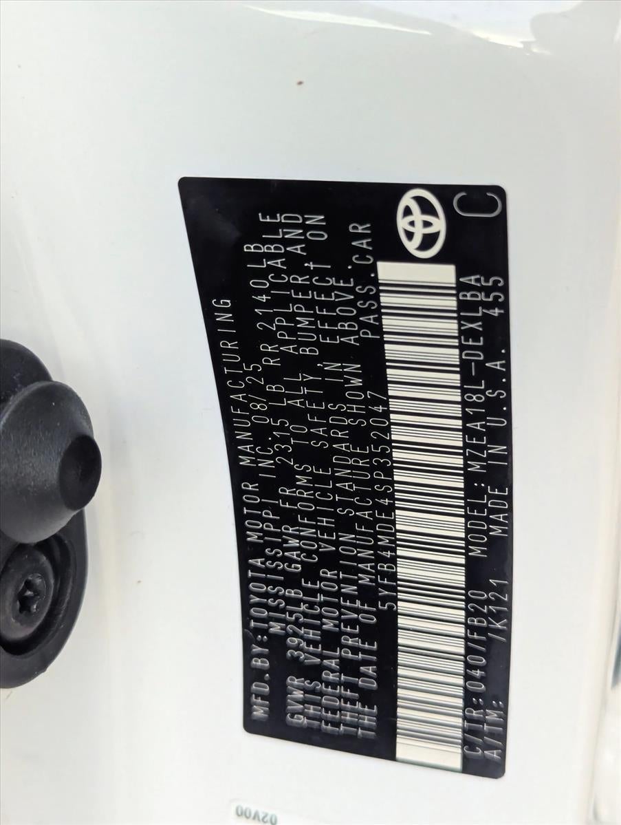 2025 Toyota Corolla LE CVT (Natl)