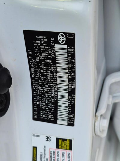 2023 Toyota Corolla LE CVT (Natl)