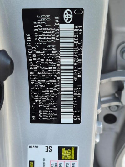 2023 Toyota Corolla LE CVT (Natl)