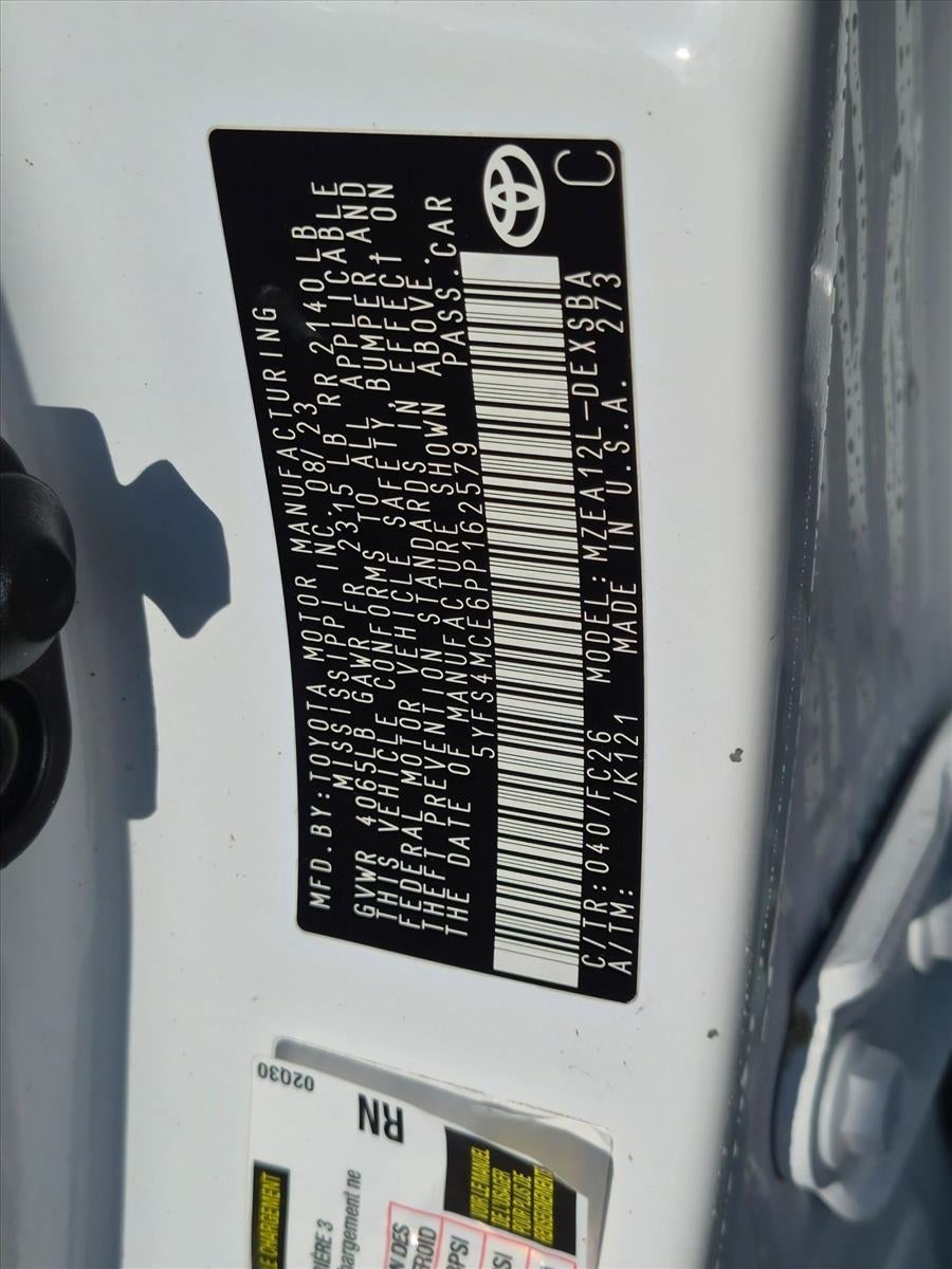 2023 Toyota Corolla SE CVT (Natl)