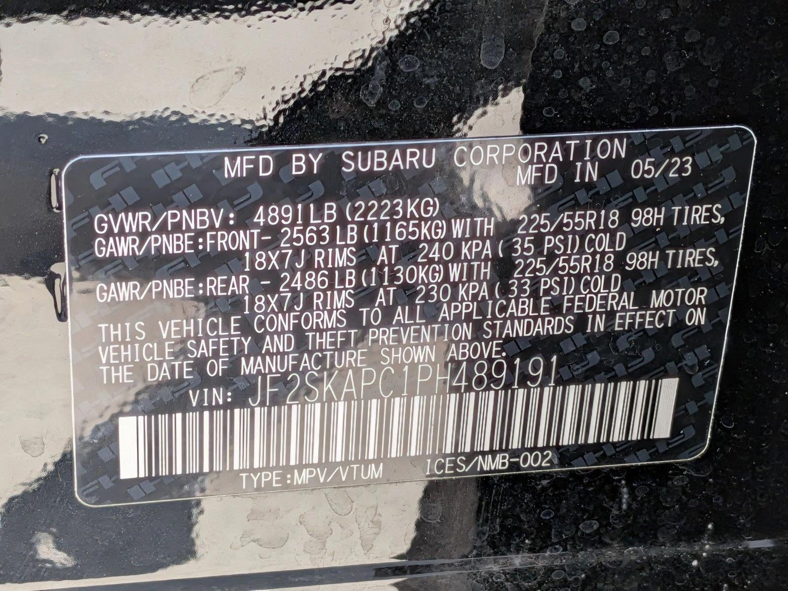2023 Subaru Forester Limited CVT