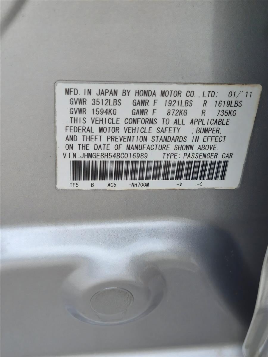 2011 Honda Fit Automatic Sport