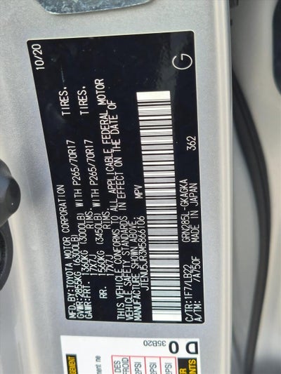 2021 Toyota 4Runner SR5 Premium 4WD (Natl)
