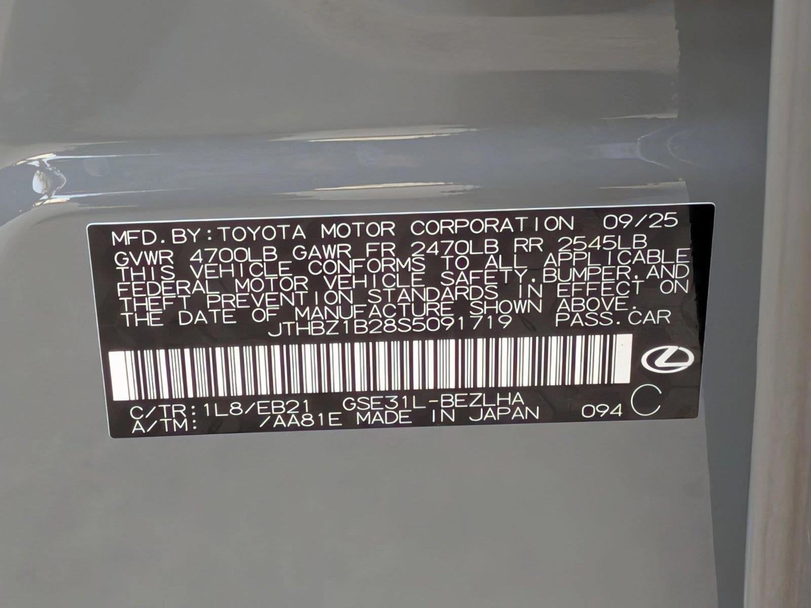 2025 Lexus IS 350 F SPORT Design RWD