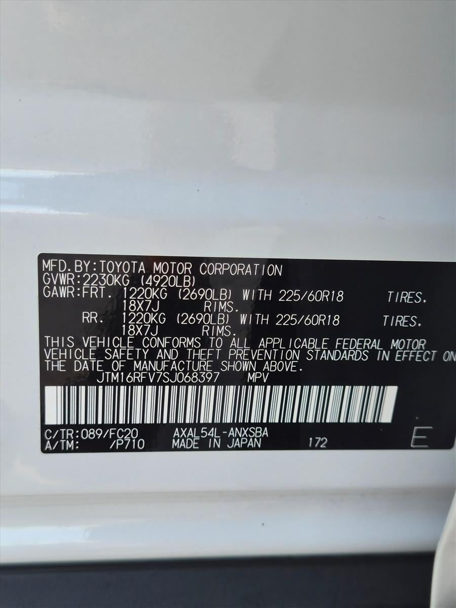 2025 Toyota RAV4 Hybrid SE AWD (Natl)