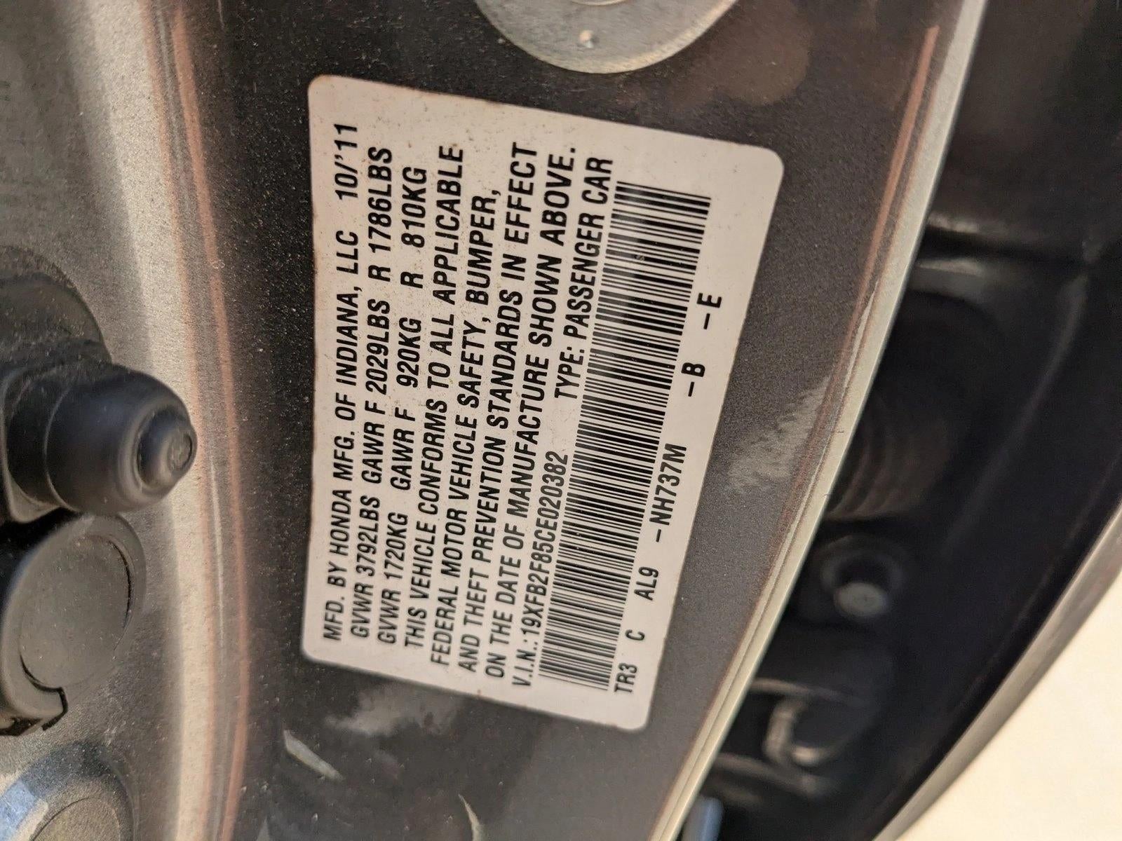 2012 Honda Civic Sedan EX Automatic PZEV