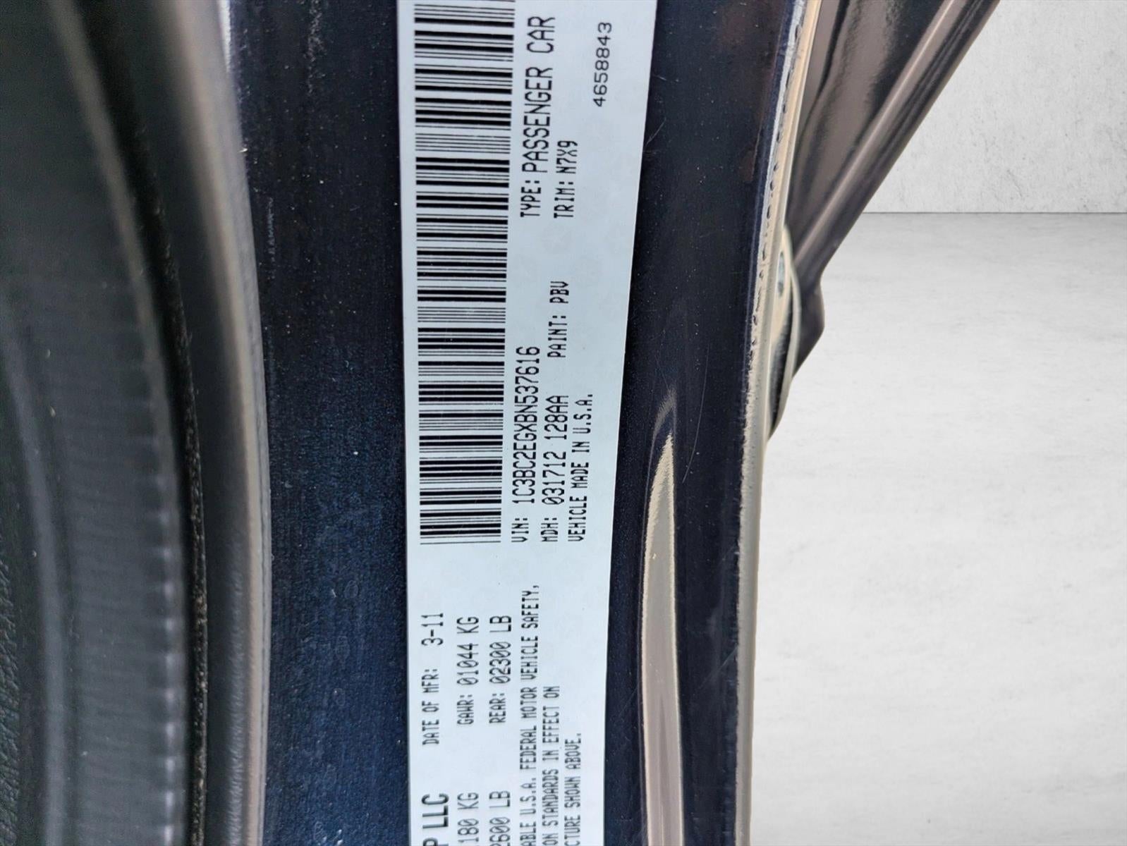 2011 Chrysler 200 2dr Conv Touring