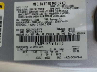 2018 Ford Mustang EcoBoost Premium Convertible
