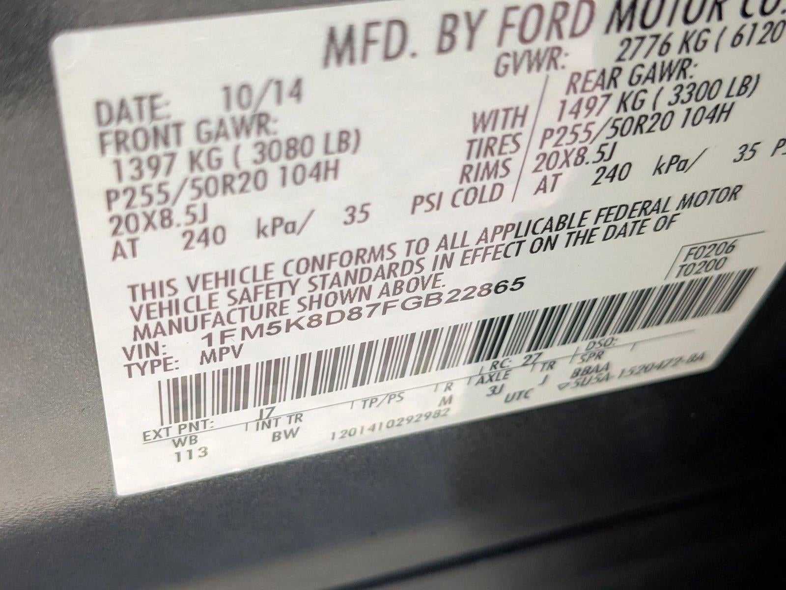 2015 Ford Explorer 4WD 4dr XLT