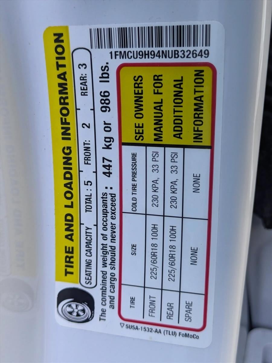 2022 Ford Escape SEL AWD